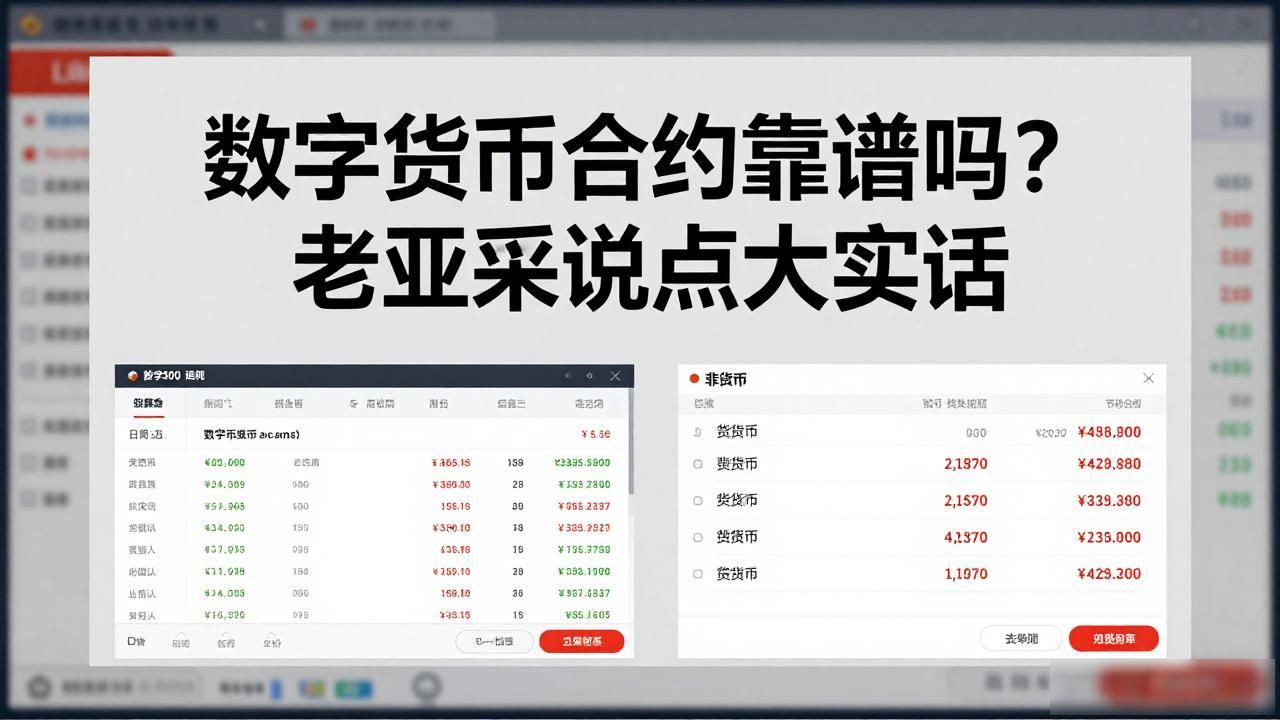 数字货币合约靠谱吗？老韭菜说点大实话