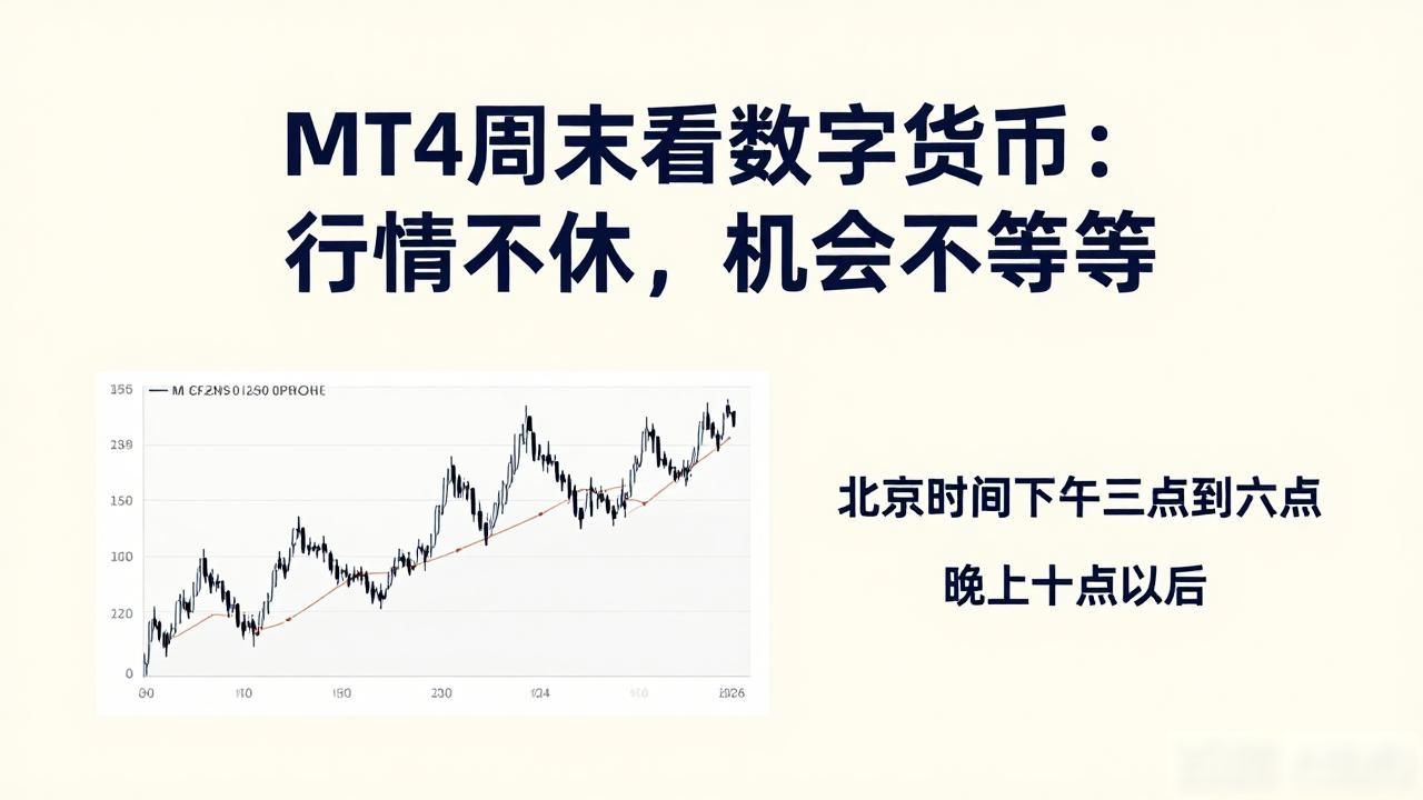 MT4周末看数字货币：行情不休，机会不等人