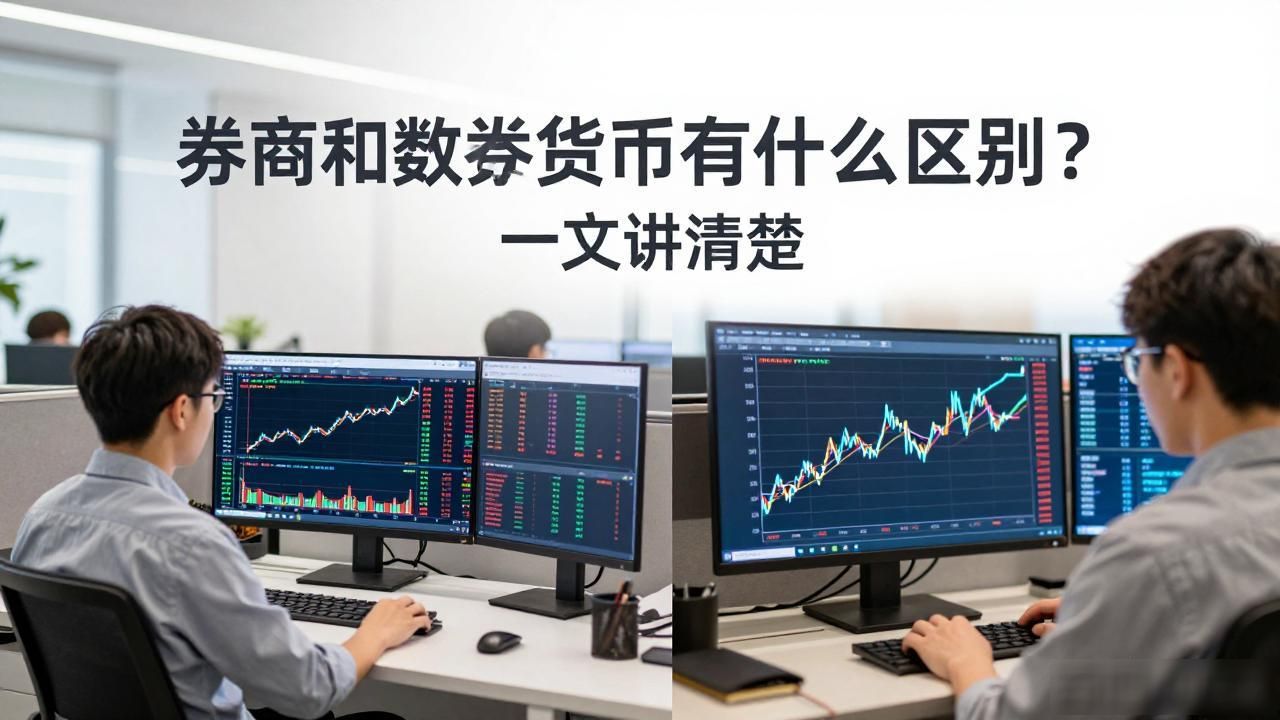 券商和数字货币有什么区别？一文讲清楚