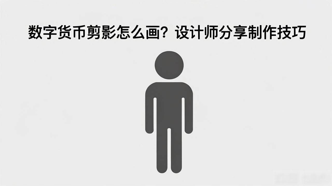 数字货币剪影怎么画？设计师分享制作技巧