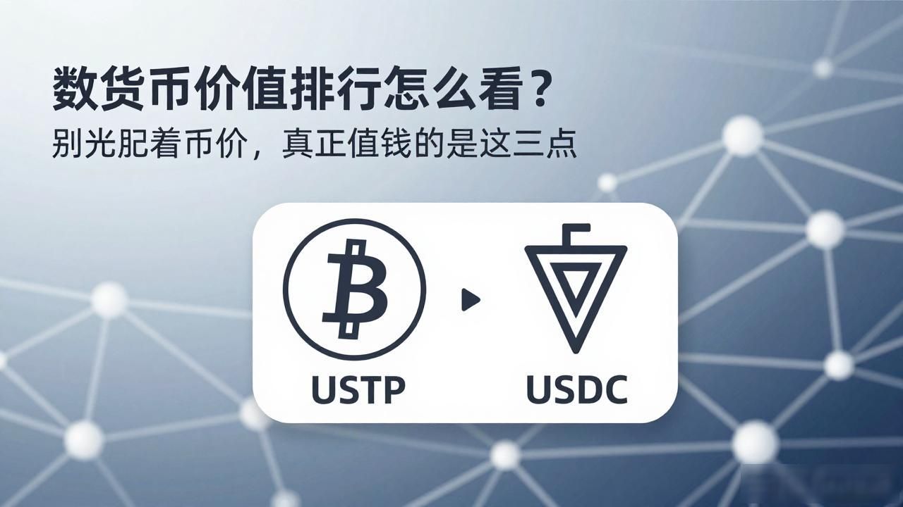 数字货币价值排行怎么看？别光盯着币价，真正值钱的是这三点