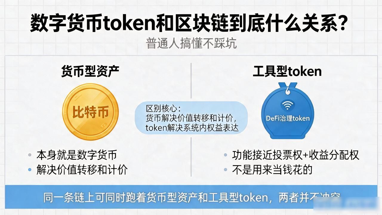 数字货币token和区块链到底什么关系？普通人搞懂不踩坑
