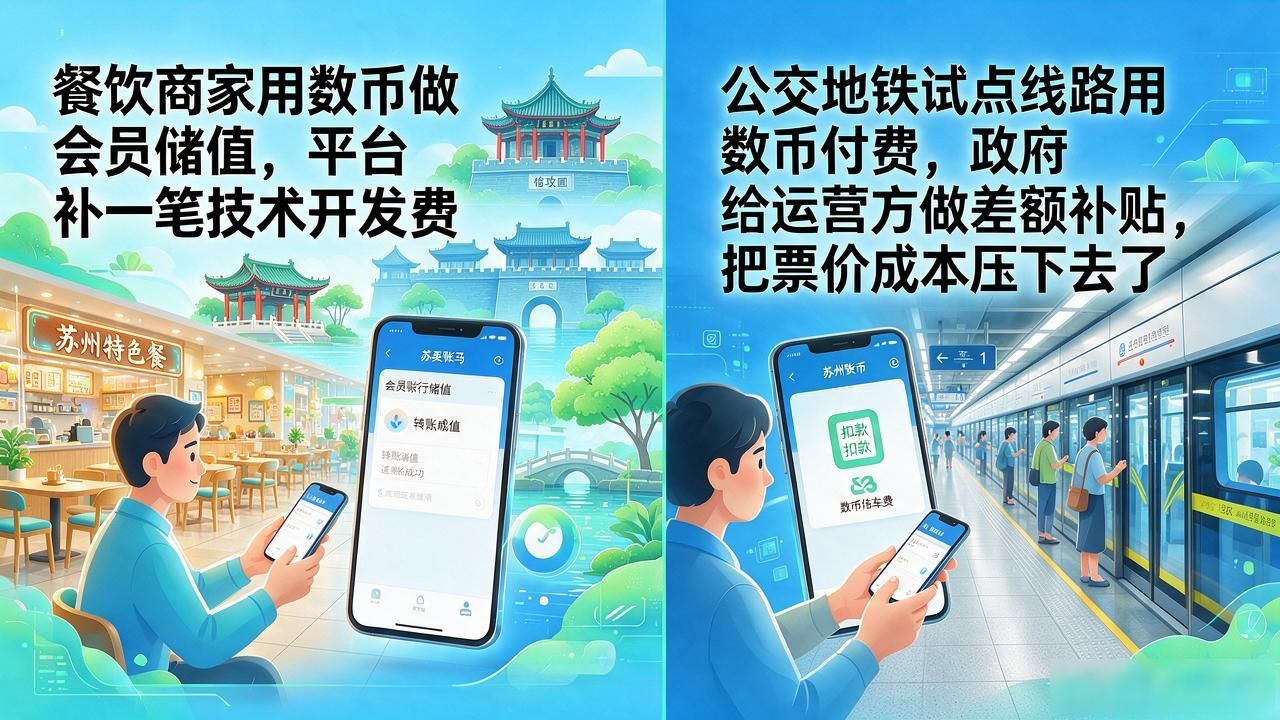 苏州的数字货币补贴什么？商户收单减免和消费红包怎么领