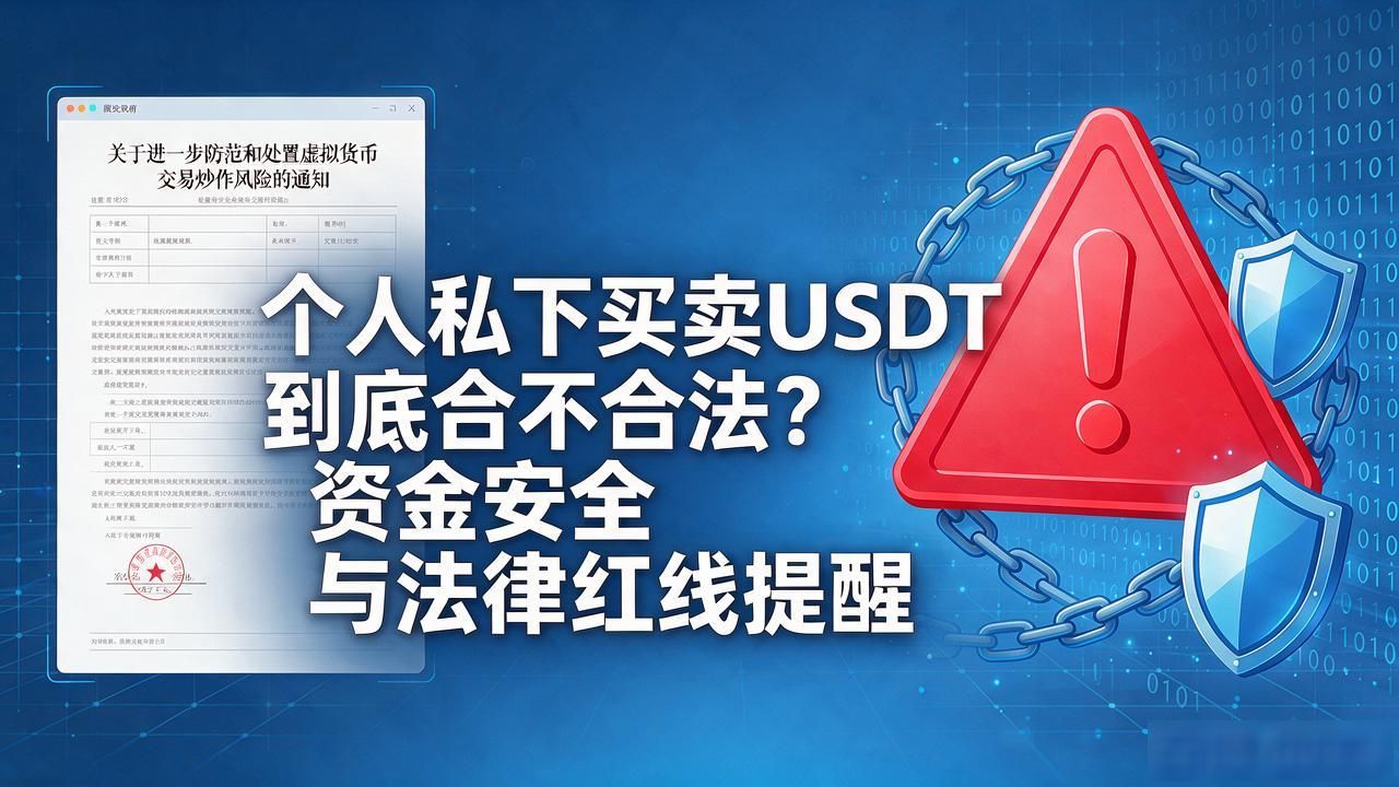 个人私下买卖USDT到底合不合法？资金安全与法律红线提醒
