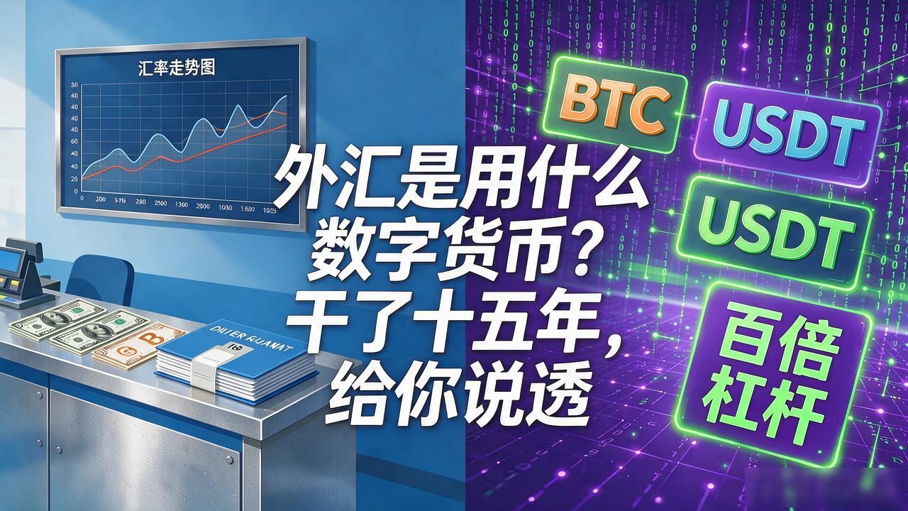 外汇是用什么数字货币？干了十五年，给你说透