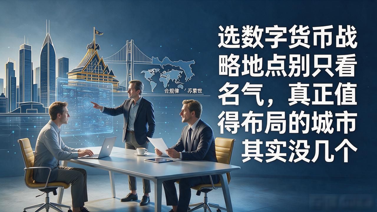 选数字货币战略地点别只看名气，真正值得布局的城市其实没几个