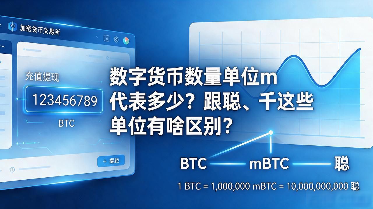 数字货币数量单位m代表多少？跟聪、千这些单位有啥区别