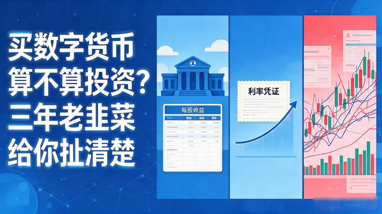 买数字货币算不算投资？三年老韭菜给你掰扯清楚