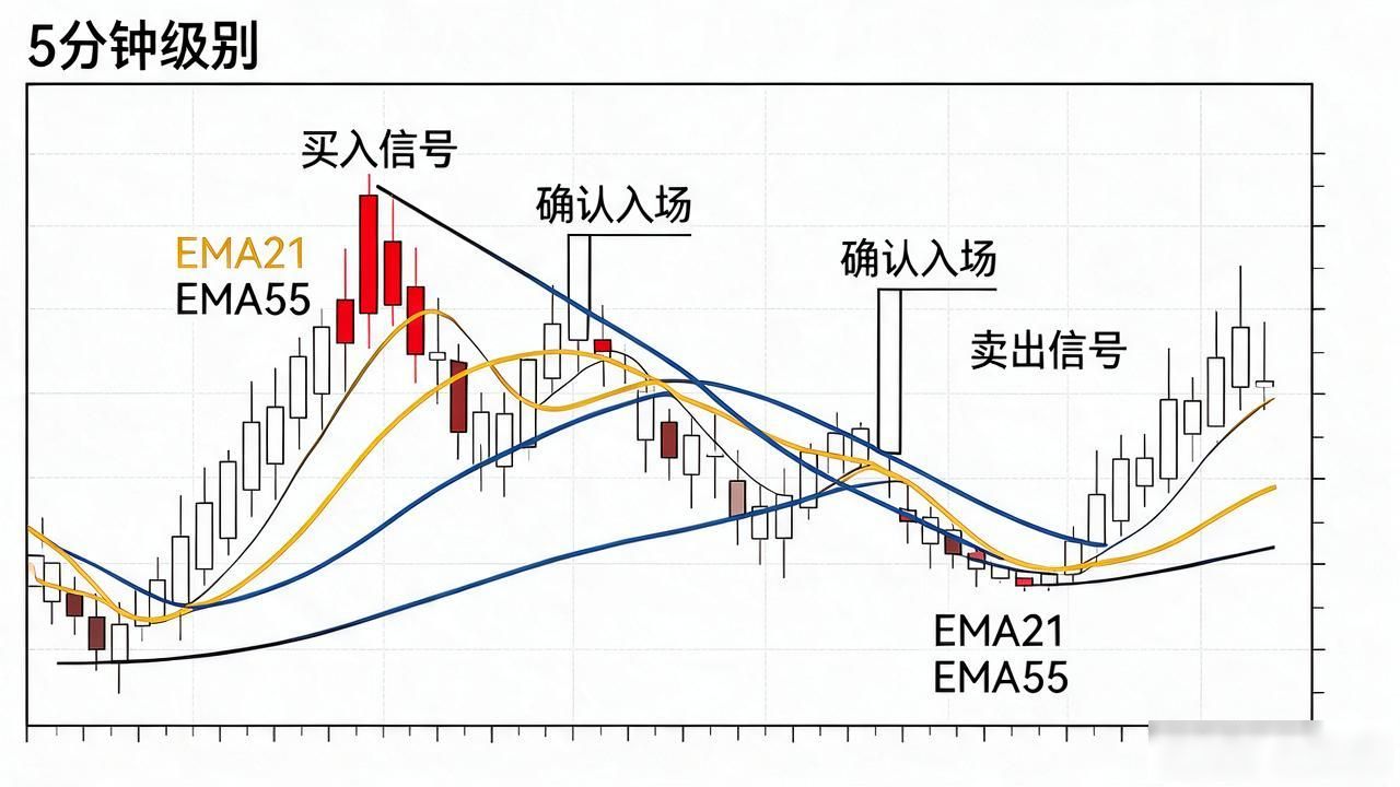 数字货币5分钟级别怎么交易，光看K线不够，这三个信号才是买卖依据