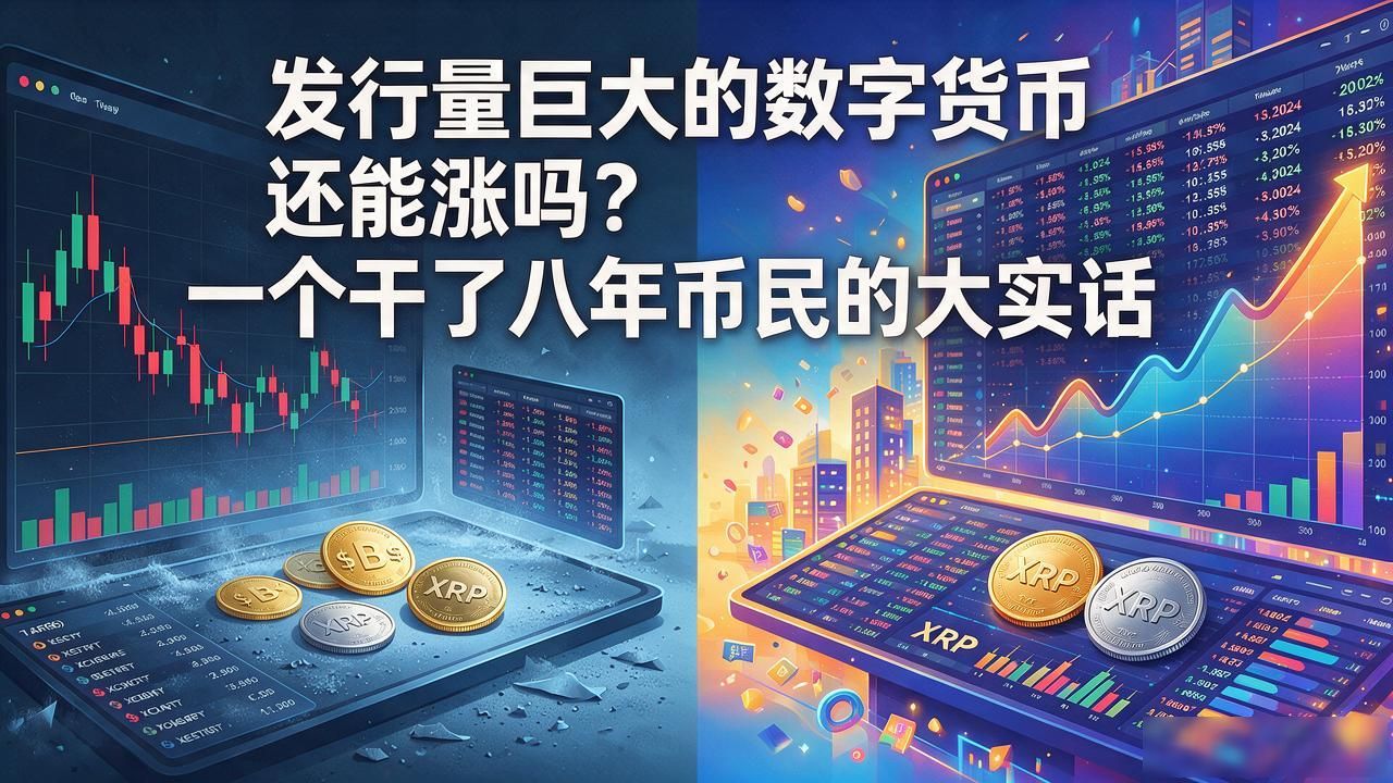 发行量巨大的数字货币还能涨吗？一个干了八年币民的大实话