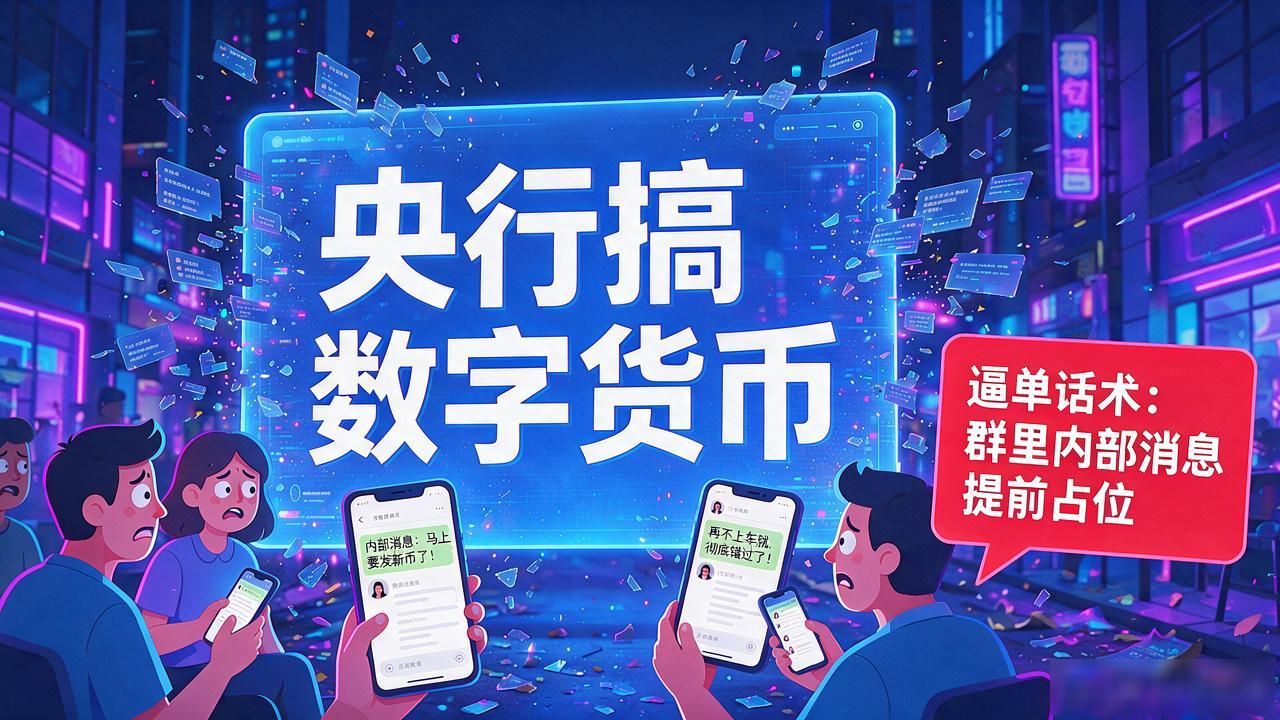 官方辟谣数字货币：没立项、没授权、没发行，别再交智商税